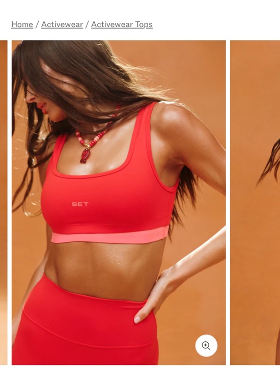 Set Lux Band Bra Maraschino Small
